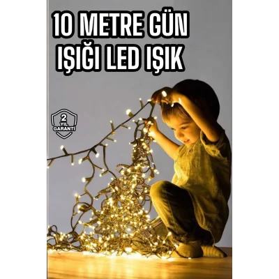 BUĞZ 10 Metre Led Işık Saçaklı Dekoratif Şerit Led