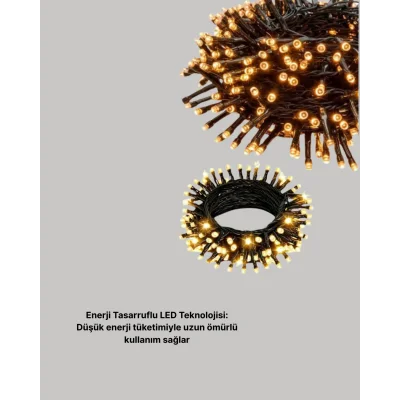 BUĞZ 10 Metre LED Işıklı Dekoratif Parti ve Kutlama Aydınlatması - Lisinya