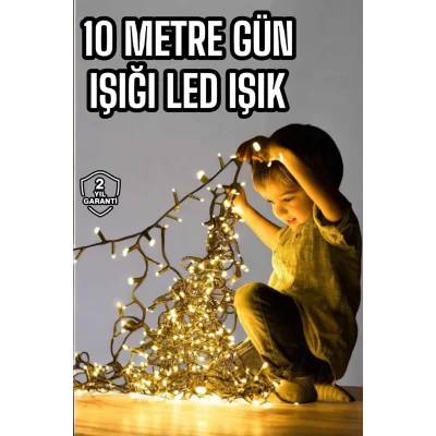  10 Metre Şerit Led Gün Işığı Led Işık Süsleme Parti Malzemesi Konsept