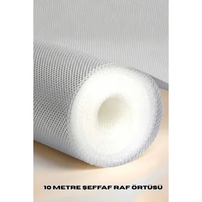 BUĞZ 10 Metre Toz Korumalı Kaydırmaz Şeffaf Çekmece Organizeri