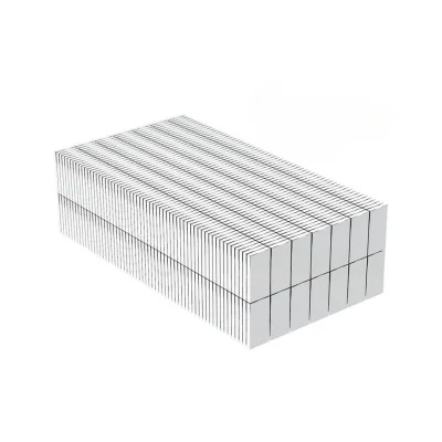 BUĞZ 100 Adet 15x10x1.5 mm Köşeli Neodyum Mıknatıs N35 Magnet Dayanıklı Nikel Kaplama