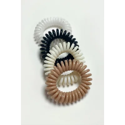 BUĞZ 100 Adet Renkli Makarna Lastik Toka 3,5 cm