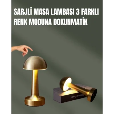 BUĞZ %100 Kademeli Ayarlanabilir Işık – USB Şarjlı Masa Lambası