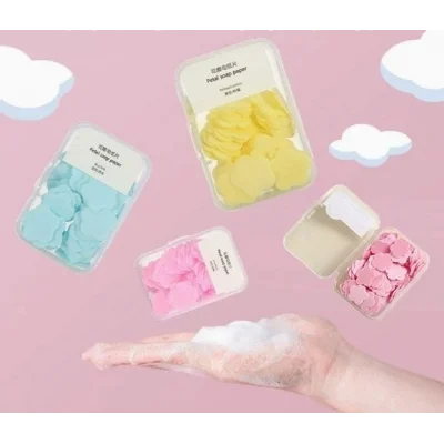 BUĞZ 100 Yaprak Eriyen Mini Parfümlü Kağıt Sabun