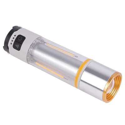 BUĞZ 1000 Lümen Güçlü Aydınlatmaya Sahip Gold  Gp-222 İle Kamp Gecelerini Aydınlatın Hem El Feneri Hem De Kamp Lambası Olarak Kullanılabilen Çok Fonksiyonlu Yapısı, Usb Şarj Özelliği Ve Dayanıklı Gö