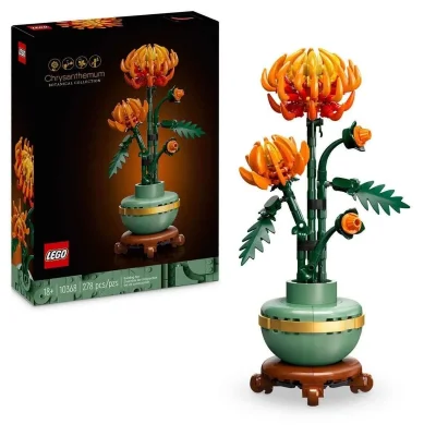 BUĞZ 10368 Lego icons - Krizantem - Chrysanthemum 278 parça +18 yaş