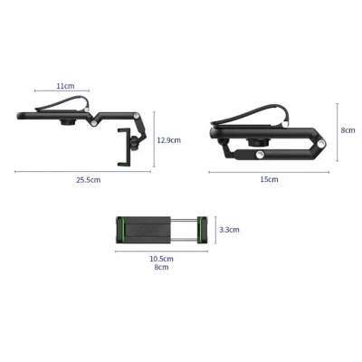 BUĞZ 1080° Dönebilen Çok Fonksiyonlu Telefon Tutucu