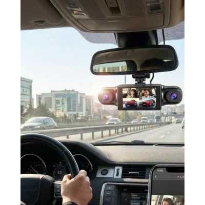 BUĞZ 1080P Araç Kamerası Mobil Uygulama Bağlantılı G Sensörlü Güvenlik Sistemi