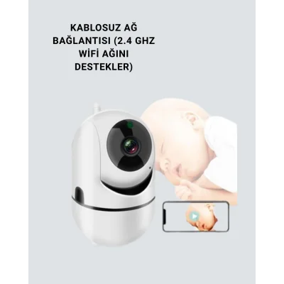 BUĞZ 1080P WiFi Akıllı Güvenlik Kamerası – Pan & Tilt, Hareket Takip ve İki Yönlü Ses - Lisinya