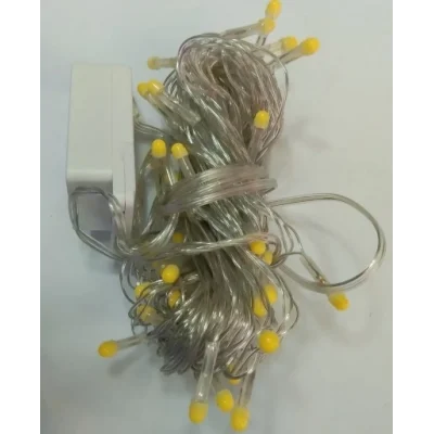BUĞZ 10m 100 Led Damla Uçlu Led Işık Gün Işığı Şeffaf Kablo