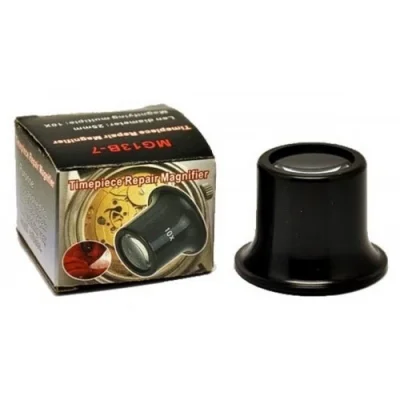 BUĞZ 10x Büyütmeli,saat,takı Onarım Için Cam Lensli Optik Göz Büyüteç - BUĞZ