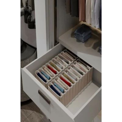 BUĞZ 11 Bölmeli Dolap ve Çekmece Içi Düzenleyici Akordiyon Organizer M-00500 (3 Adet) 00517 ( BUĞZ )