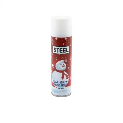 BUĞZ 12 Adet Steel Max Kar Spreyi 200ml Bx40