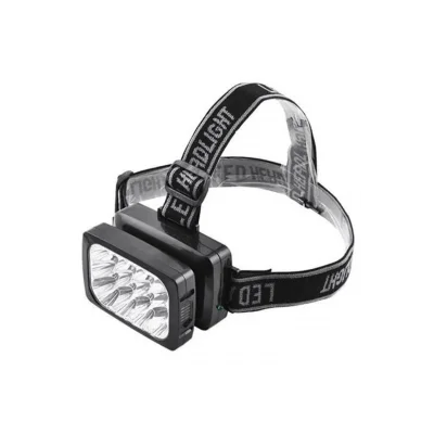 BUĞZ 12 Ledli Şarjlı Kafa Lambası Power Ledli Kafa Feneri Tepe Lambası