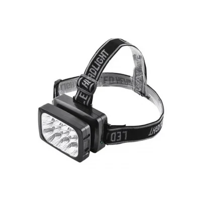 BUĞZ 12 Ledli Şarjlı Kafa Lambası Power Ledli Kafa Feneri Tepe Lambası