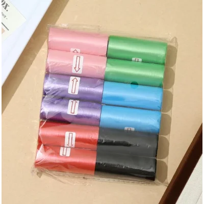 BUĞZ 12li Köpek Dışkı Poşeti Düz Renkli Set