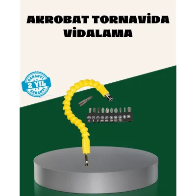 BUĞZ 12 Parça Akrobat Bits Seti Çok Amaçlı Vidalama Dayanıklı Çelik