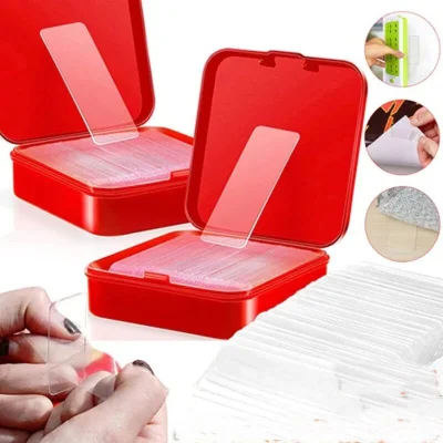 BUĞZ 120 Parça Çift Taraflı Tekrar Kullanılabilir Yapışkan Bantlar