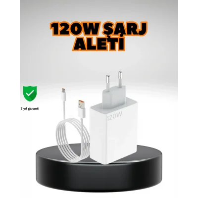 BUĞZ 120 Watt Ultra Hızlı Şarj Seti Realme 7 8 9 Pro Uyumlu