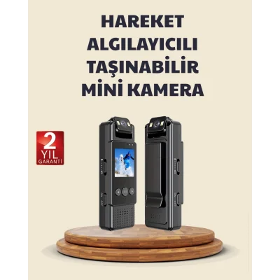  128GB Destekli Hareket Algılamalı Mini Kamera