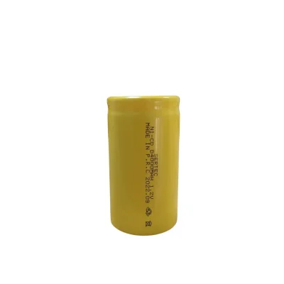 BUĞZ 1.2V 4000 Mah - D Büyük Boy - Ni-CD Şarjlı Pil - (Başsız / Flat Head)