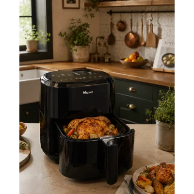 BUĞZ 1360W Sıcak Hava Fritözü Dijital 4 Litre Air Fryer Dokunmatik Panel