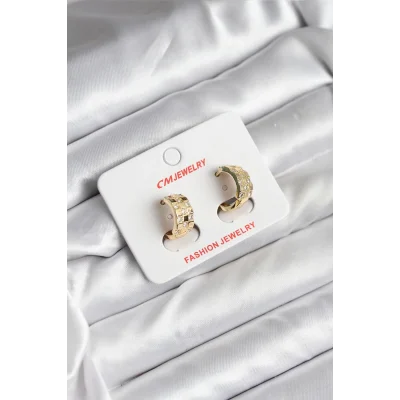 BUĞZ 14K Gold Renk Kaplama CM Kadın Küpe