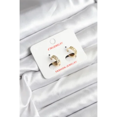 BUĞZ 14K Gold Renk Kaplama CM Kadın Küpe