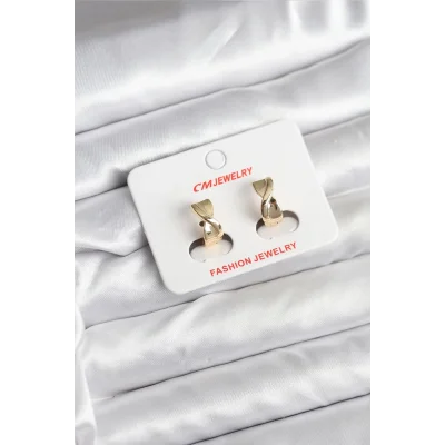 BUĞZ 14K Gold Renk Kaplama CM Kadın Küpe