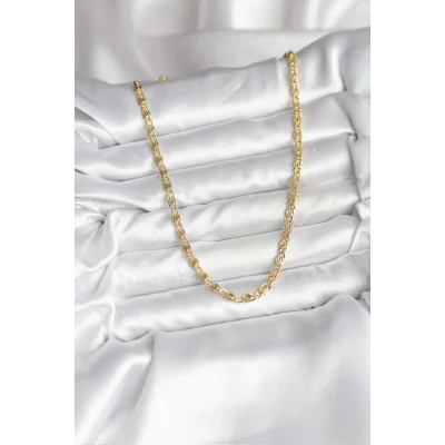 BUĞZ 14K Gold Renk Kaplama Zincir Model CM Kadın Kolye - Lisinya