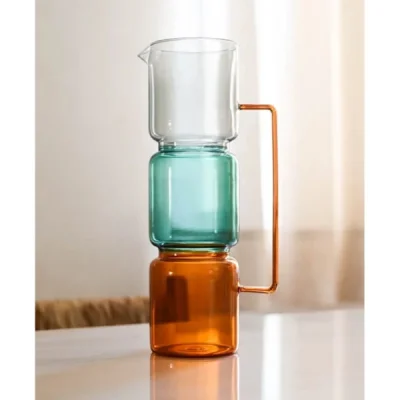 BUĞZ 1670 ml Renkli Cam Sürahi
