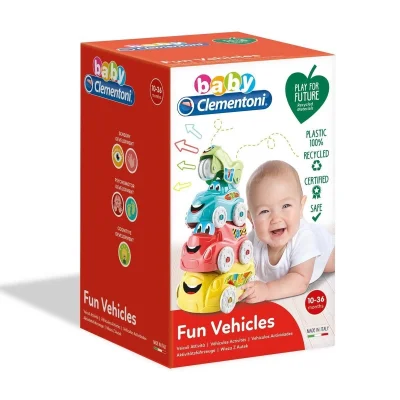  17111 Baby Clementoni Renkli Araçlar / 6-36 ay