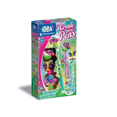 BUĞZ 18873 Idea Clemetoni - Kalem Tasarım Seti - Kelebekler