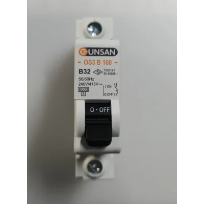 BUĞZ 1X32a B Serisi 6Ka Otomatik Sigorta