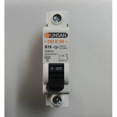 BUĞZ 1X40 A B Tipi 6 Ka W Otomat Sigorta
