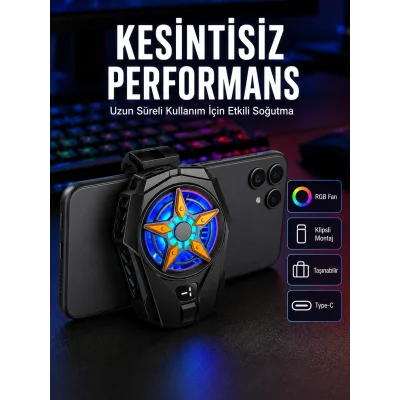 BUĞZ 2 Kademeli Hız Ayarlı Taşınabilir Telefon Soğutucu Yeni Nesil