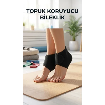 BUĞZ 2li Set Silikon Tabanlı Topuk Destekli Ortopedik Çorap