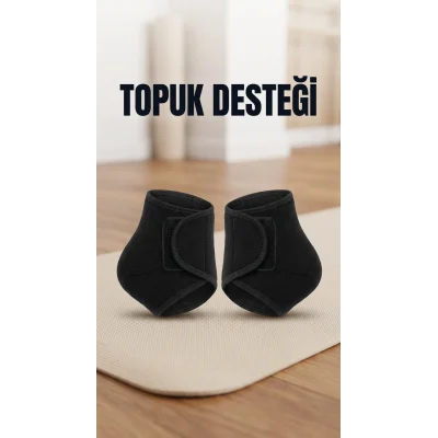 BUĞZ 2li Silikon Topuk Destekli Ortopedik Çorap - Ağrı Azaltan Ayak Bakım