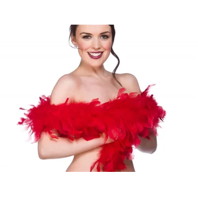 BUĞZ 2 Metre Boa Tüy Otriş - Kırmızı