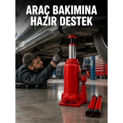 BUĞZ 2 Ton Hidrolik Kaldırma Gücü ile Güvenli Araç Desteği