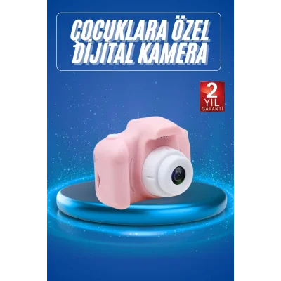  2.0 Inç Ekran Mini 1080p Hd Çocuk Kamera Dijital Fotoğraf Makinesi