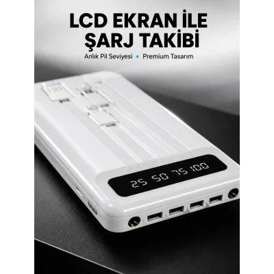 BUĞZ 20.000mAh Taşınabilir Powerbank PD Teknolojili Çift USB Çıkışlı Yeni Nesil
