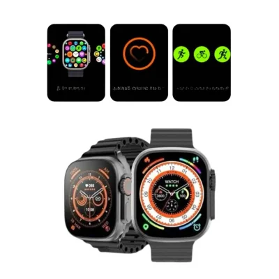 BUĞZ 2025 Model Akıllı Saat Kordon Hediyeli Çağrı Cevaplama Uzun Pil Süreli Android İOS Uyumlu - BUĞZ