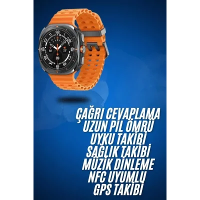  2025 Model Gelişmiş Özellikli Nabız Sensörlü Spor Takibi Yapabilen Titreşimli Saat