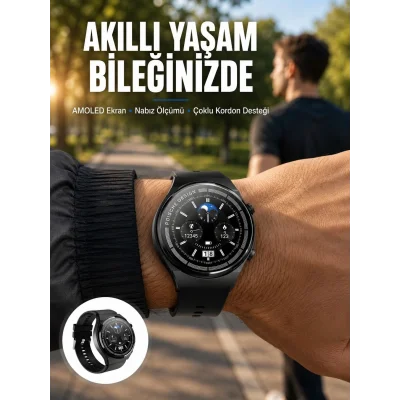 BUĞZ 2025 Model Yeni Nesil GPS Uyumlu Uyku Takibi Ve Sağlık Takibi Spor Modları Yeni Nesil