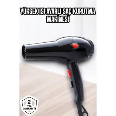 BUĞZ 2200 Watt Profesyonel Saç Kurutma Makinesi Güçlü ve Dayanıklı Tasarım - BUĞZ