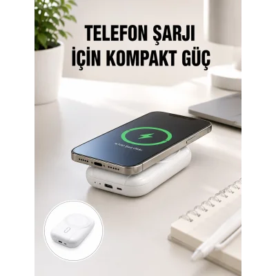 BUĞZ 22.5W Süper Hızlı Şarjlı Çok Fonksiyonlu 10000 mAh Powerbank Yeni Nesil