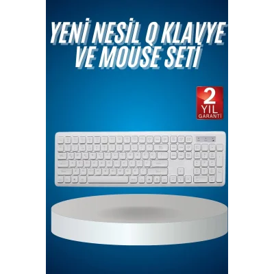  2.4 Ghz Wireless Kablosuz Klavye Mouse Seti Tv Pc Uyumlu