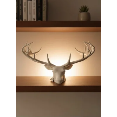 BUĞZ 25 cm Estetik Geyik Figürü Şık Ev Ofis Dekorasyonu