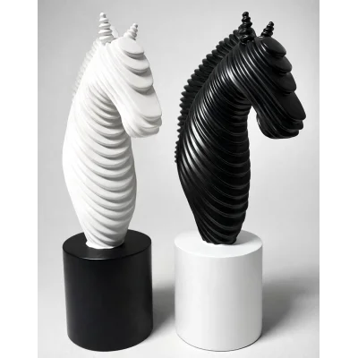 BUĞZ 25x14 cm Özel Tasarım Polyester At Büstü